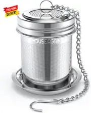 Tea Infuser, Extra Fine Mesh Tea Strainers for Loose Tea, 18/8 Stainless Steel T