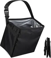 Vehicle Trash Can | Hangable 8.5L Large Capacity Car Trash Bin,Hangable Waterproof and Leakproof Car Trash Bin with Adjustable Strap, for Automotive Vehicle Garbage Cans Front Seat