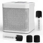 Wireless Karaoke Machine with 2 Microphones - Multifunctional Portable Mini K...