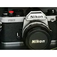 在飛比找蝦皮購物優惠-💯💥FM2銀經典機械底片相機9.5成新+Nikon Ais 
