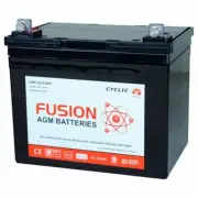 2X-NEW-12V-33AH-AGM-SLA-DEEP-CYCLE-Battery-for-CTM-C-T-M-HS-1000-Powerchair 2X