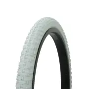 PRO+ BMX Bike Bicycle Tire 20" x 1.75" WHITE COMP3 P-104A