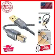 Printer Cable 20ft USB 2.0 Type A Male to B Male Printer Scanner Cord High Sp...