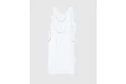 Boys Tradie 3 Pack Sizes 2-10 Cotton Singlets Plain White Ribbed (SC3)