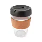 350ml Glass Reusable Travel Cup Heat Resistant Eco Friendly 12oz Coffee Cup AU