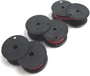 Package of Three Sharp QS-2760H Calculator Ribbon, Black and Red, Compatible