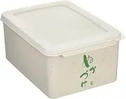 Skater MTH1 Bran Pickled Container, Made in Japan, Includes Water Trainer, White