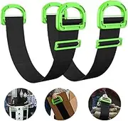 2-Pack Adjustable Lifting Moving Straps, Black Moving Straps for Furniture and Multifunctional Carrying Strap Belt with Durable Handles Support 600Lbs, for Furniture, Boxes
