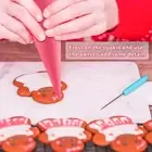 122 Pieces Tipless Piping Bags 100pcs Disposable Piping Pastry Bags Ties Clips