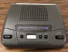 Vintage New Desk Top AM/FM Band Radio With LCD Alarm Clock Battery Dark Gray