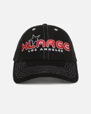 [X-LARGE] X-large Xl Star Low Pro Trucker Snapback Black - Size ONE ONE Black