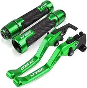 Motorcycle Handlebar End Cap for Y┐amaha XT660 X/R 2004-2017 XT660X XT660R 2016 2015 2014 2013 Motorcycle Handlebar Grip Brake Clutch Levers Handle Bar Grips (Size : Medium)