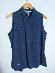 NWT WOMEN'S ADIDAS NOVELTY S/L POLO, SIZE: XL, COLOR: TECH INDIGO (J540)