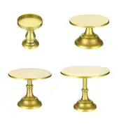 4pcs Metal Cake Stands 3/8/10/12 Inch Dessert Table Display Set, Gold