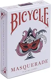 Bicycle Masquerade Playing Cards by PlayingCardDecks.com - Limited Edition Masquerade Mask Theme, USPCC Classic Stock, Air-Cushion Finish for Poker & Card Games