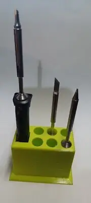 TS101 Soldering Iron and 6 Tip Holder