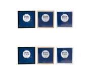 6x Unigift Element 30x30cm MDF/Glass Picture/Photo Frame Wall Hanging Assorted