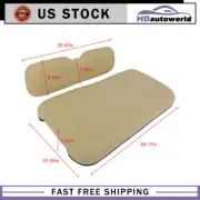 Buff Golf Cart Front Seat and Back Cushion Set Fit For EZGO RXV