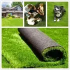 Fas Home Artificial Grass Turf 3FTX5FT 1.38" Pile Height Realistic Synthetic ...