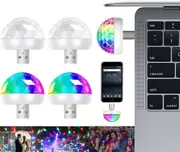 1x Mini USB Disco Ball Party Light Portable DJ Stage LED Light Strobe Lamp Club