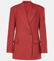 [Brunello Cucinelli] Brunello Cucinelli Virgin wool twill blazer AU 6 red