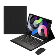 Jarttarn Keyboard Case Compatible with Samsung Galaxy Tab S10 Ultra 14.6 Inch 2024, with Detachable Touch Keyboard, Mouse and Protective Case with Pen Slot (Black)