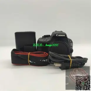 重磅 二手Canon佳能100D可套18-55 IS II鏡頭白色專業數碼單反相機