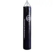 PUNCH EQUIPMENT BOXING BAG - Trophy Getters® REFILLABLE - 6FT - BLACK