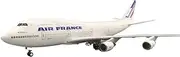 Pre-Built Model Aircraft 47CM Scale Airplane Model 1/160 Civil Aviation Aircraft for AIR France 747 B747 Airplane Plane Replica Miniature Airplane Model(NO Light)