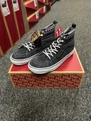 VANS SK8-HI MTE-1 (PLAID/GREY/WHITE) MEN'S SIZE 9.5