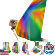 Sensory Swing for Kids and Adults, Double Layer 360° Swivel Versatile Sensory
