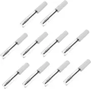 LOLIPPYY 10Pcs Empty Mascara Tubes Refillable Transparent Containers for Eyelash Mini Bottles with Applicator for DIY Cosmetics Lightweight and Portable for Travel