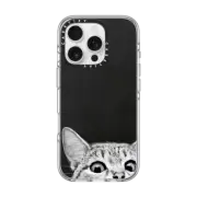 iPhone 16 Pro Clear Case MagSafe Compatible scaredy cat