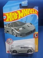 Hot Wheels ‘94 Bugatti EB110 SS Gray Diecast 1:64 Scale HW Turbo #5/10 Mattel