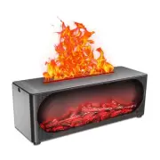 1X(Humidifier Simulation Flame Aromatherapy Humidifier, Home Aromatherapy2317