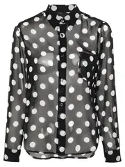 [COMME des GARCONS COMME des GARCONS] Polka Dot Pattern Blouse