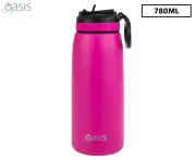 Oasis 780mL Double Wall Insulated Sports Drink Bottle - Fuchsia