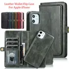 For iPhone16 14 13 12 11Pro Max Wallet Flip Case Magnet Detachable Leather Cover