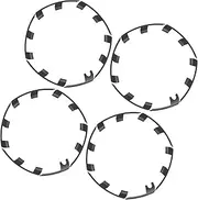 Model Y 21 Inch Wheel Rim Protector ABS Rim Guard Rim Hubcap Cover Car for Tesla Model Y Performance 2021-2023, Wheel Rim Protector Guard (Carbon Pattern Matte Black)