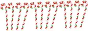 MINAOLULUS 3sets Merry Christmas Decorative Inflatable Candy Canes PVC Xmas Sticks Boys and Girls Birthday Party Decorations 4pcs*3