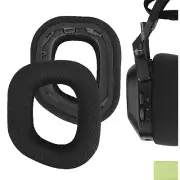 Geekria Mesh Fabric Ear Pads for Corsair HS80 RGB Wireless Headphones (Black)