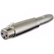 3pin XLR Female to 1/4" 6.35mm Mono Jack Audio Cable Microphone Mic DJ Adapter