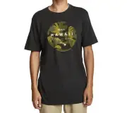 Rvca DA AINA FILL Pirate Black Camo White Graphic S/S Standard Men's T-Shirt