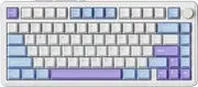 ATTACK SHARK X85 Gasket Mechanical Keyboard with Knob,75% Tri-Mode(BT5.0/2.4G/USB-C) Wireless Gaming Keyboard &Five-Layer Padding, RGB,5000mAh,Hot-Swappable, PBT Keycaps for Win/Mac(Blue White)