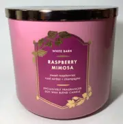 Bath & Body Works Raspberry Mimosa 3-wick Scented Candle with Essential Oils