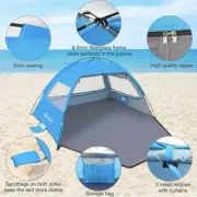 Gorich Beach Tent 3-4 People UV Sun Shelter Lightweight Beach Sun Shade Canopy