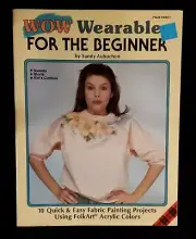 Vintage 1989 Plaid Enterprises Fabric Painting Craft Booklet # 8401 By Aubuchon