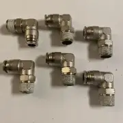 (6) NUMATICS INB109-308-022 , SWIVEL ELBOW , FREE SHIPPING!!!
