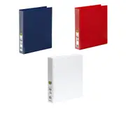 Marbig Clearview A4 3D-Ring Insert Binder 38mm - White