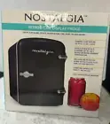 NOSTALGIA RETRO 6 CAN Personal Fridge Black BRAND NEW